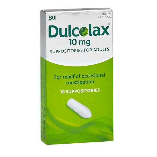 Dulcolax Suppositories Adult 10s