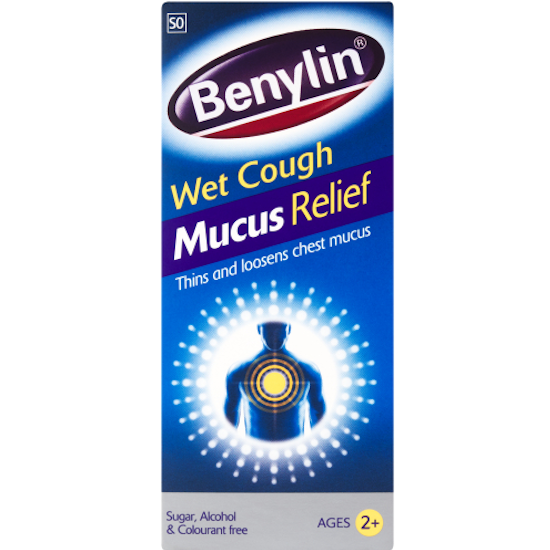 Benylin Wet Cough Mucus Relief  Adult 100ml