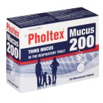 Pholtex mucus eff 200mg 20s